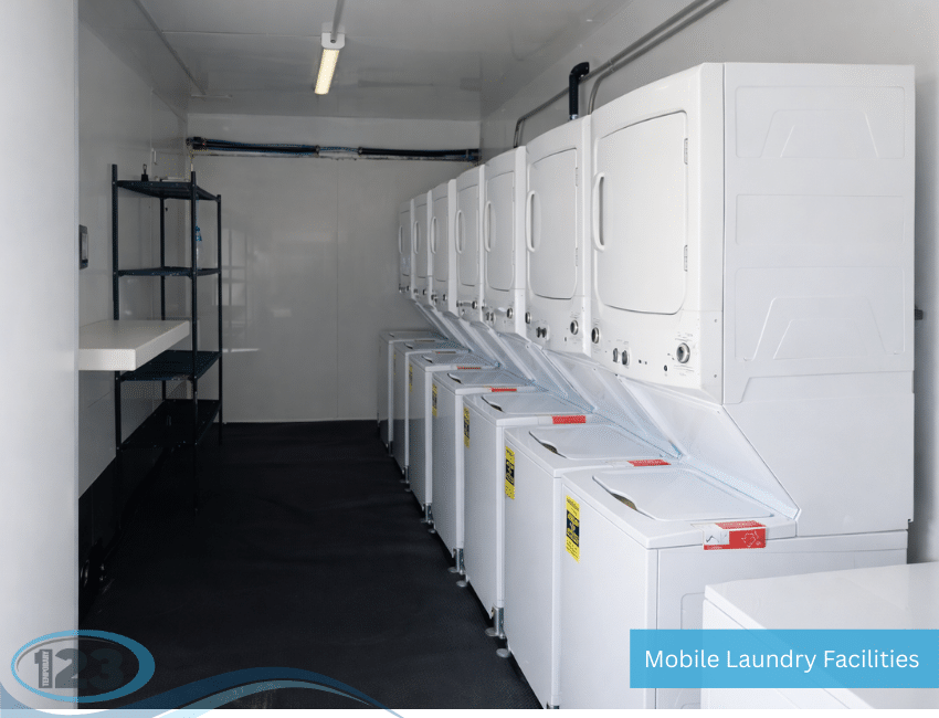 Base Camps for Rent | Modular & Scalable Housing Solutions: Temporary Shower Rental 123 equipment reference