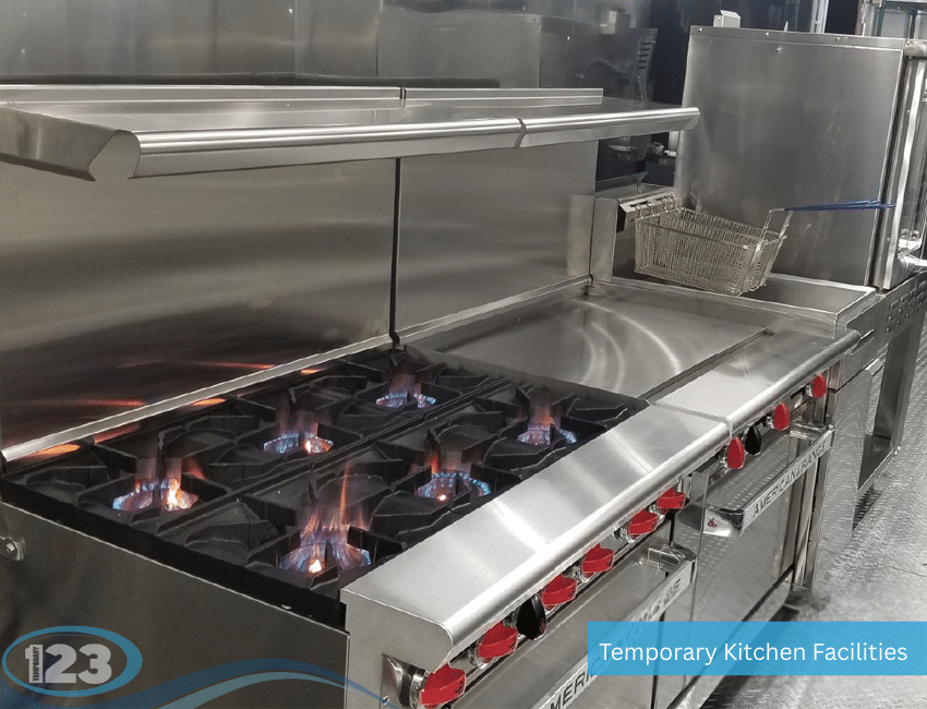 Mobile Kitchen Trailer Rental: Temporary Shower Rental 123 equipment reference