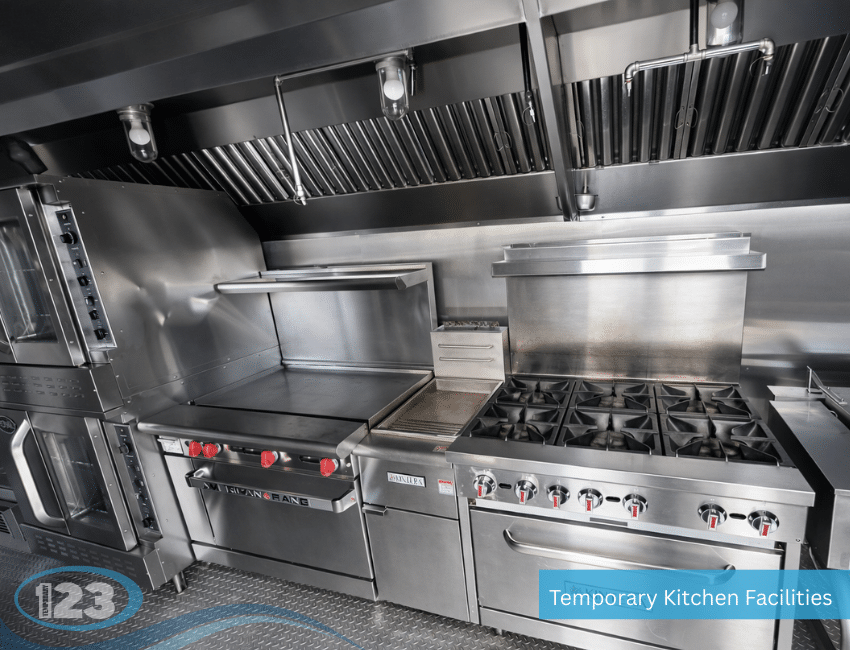 Mobile Kitchen Trailer Rental: Temporary Shower Rental 123 equipment reference