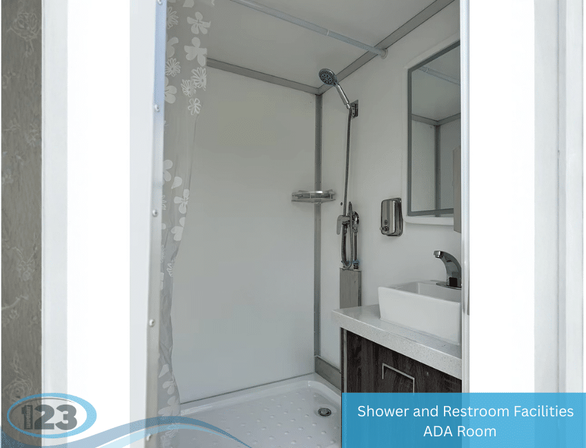 Base Camps for Rent | Modular & Scalable Housing Solutions: Temporary Shower Rental 123 equipment reference